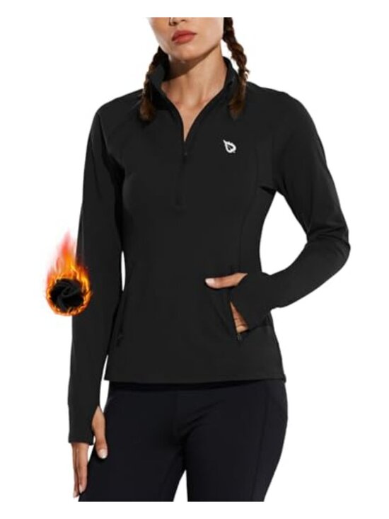 Other - Fleece Half Zip Running Pullover Long Sleeve Thermal Workout Jacket